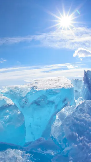 冰雪冬季唯美H5背景高清