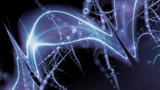 紫色神秘线条光效免抠