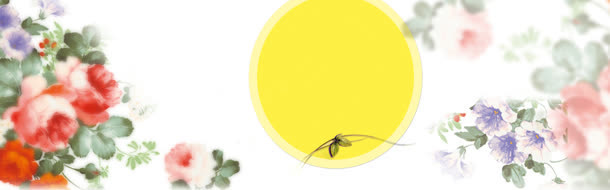 淘宝女装清新背景banner