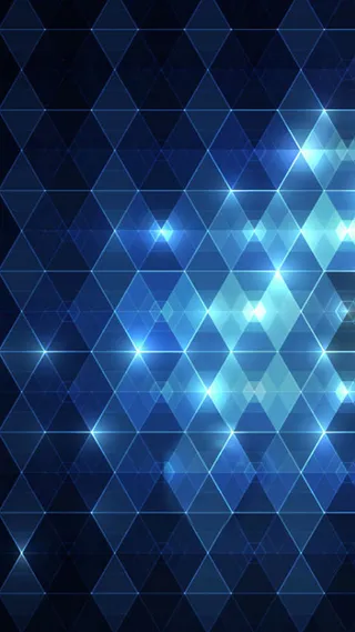 几何蓝色三角形H5背景高清