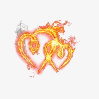 火焰爱心免抠