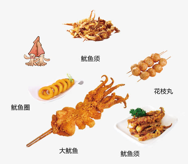 大鱿鱼小吃免抠