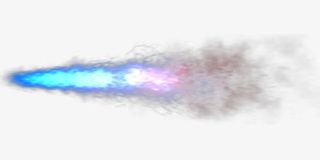 喷溅的蓝色火花免抠