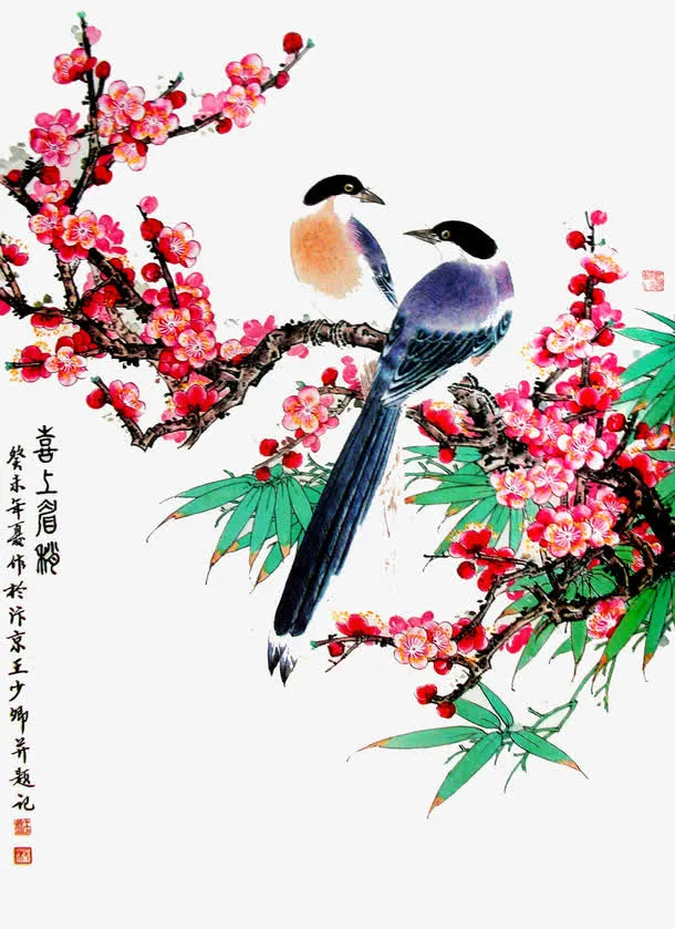 中国风喜鹊免抠