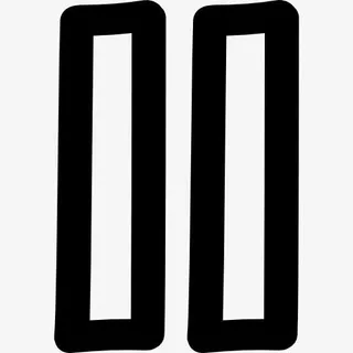 暂停的手绘符号图标免抠