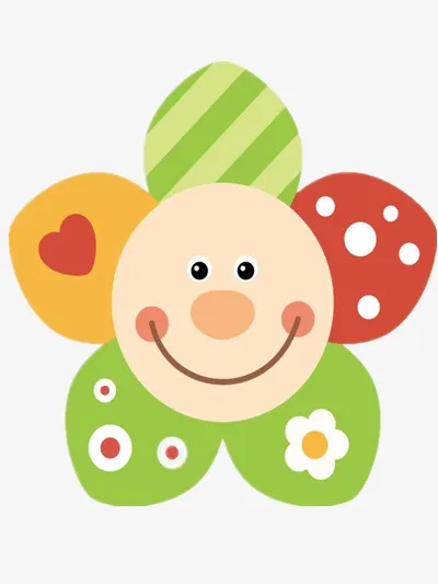 卡通花朵矢量图免抠