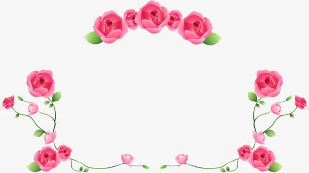 花朵边框免抠
