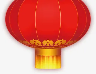 红色灯笼欢度国庆免抠