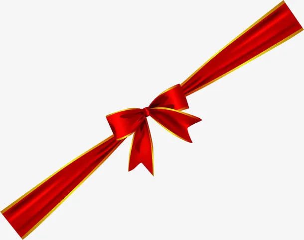 手绘元旦促销海报蝴蝶结免抠