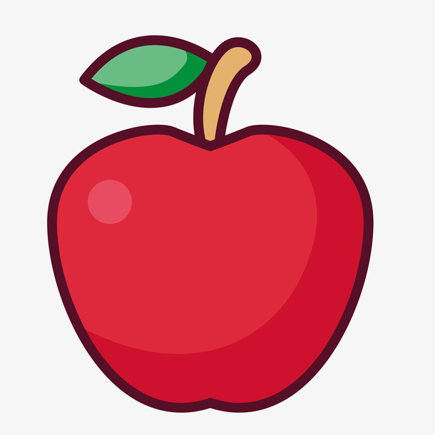 苹果果实成熟素材图案免抠