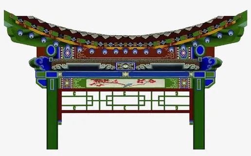 中国风古建筑免抠