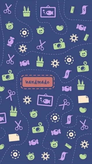 手绘简约壁纸H5背景高清