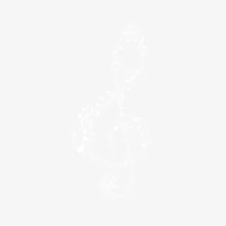 创意白色音乐旋律设计素材免抠