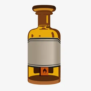 褐色化学药瓶免抠