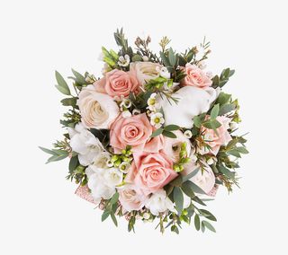 手捧花玫瑰蔷薇花束免抠