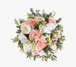 手捧花玫瑰蔷薇花束免抠