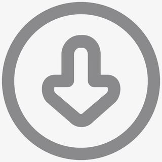 圆形向下方向指示箭头免抠