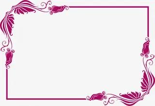 欧风边框线条边框免抠