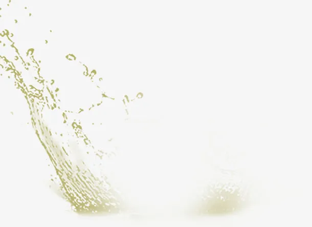 手绘水墨水珠创意免抠