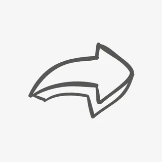 手绘箭头图片免抠