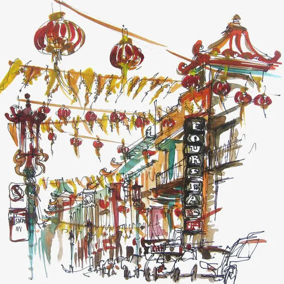 抽象大街免抠