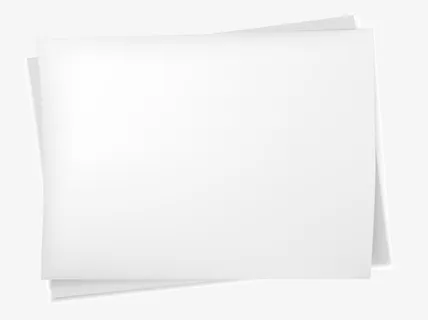 白色简约纸张免抠