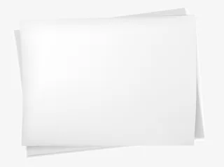 白色简约纸张免抠