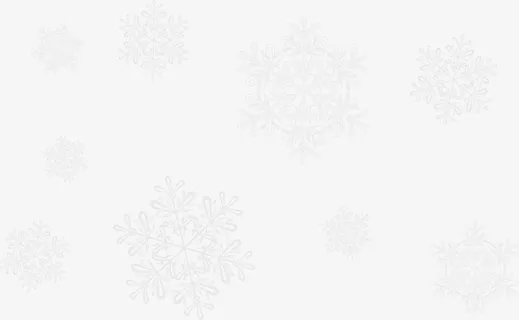 冬季下雪白色雪花免抠
