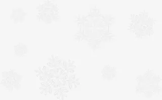 冬季下雪白色雪花免抠