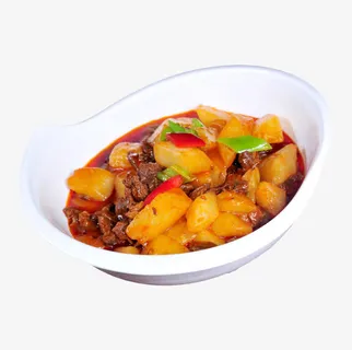 产品实物餐饮美食土豆烧牛肉免抠 产品实物餐饮美食土豆烧牛肉免抠