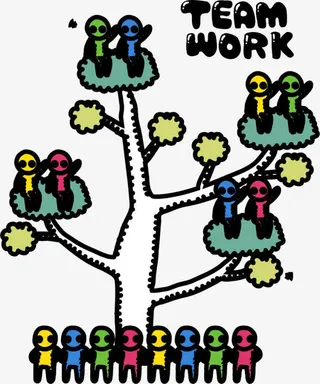 团队商务合作免抠