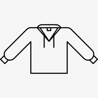 衬衫的轮廓图标免抠