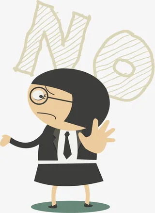 摆手说不的小人免抠