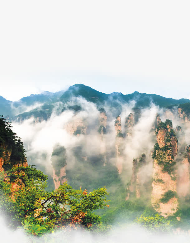 张家界风景免抠