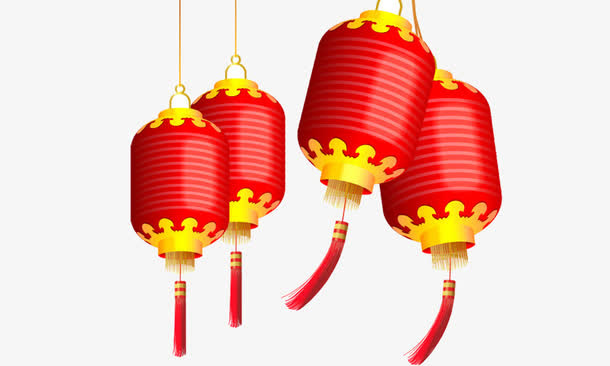 手绘灯笼免抠