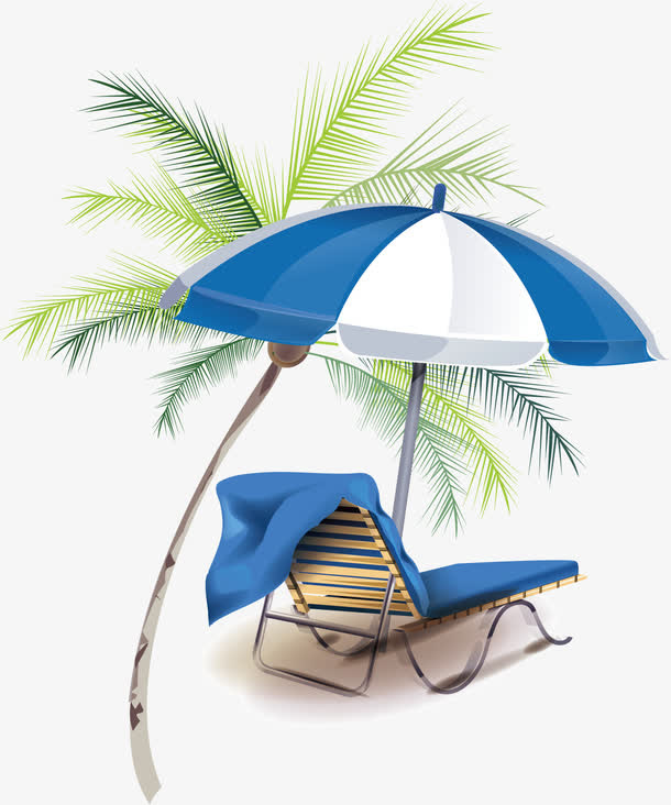 夏日度假素材免抠