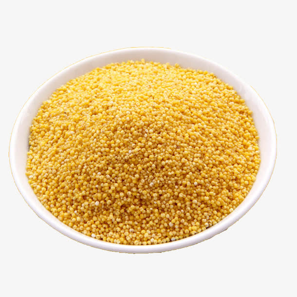 黄小米食品粮食免抠