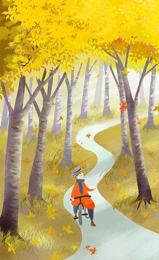 骑车郊游海报设计高清