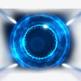 蓝色光盘免抠