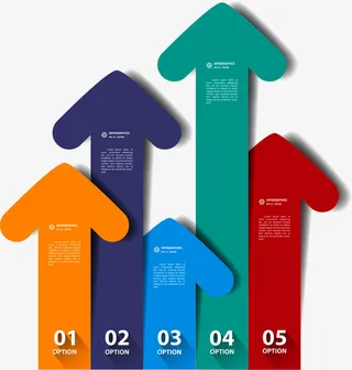 商务信息图表示意图免抠