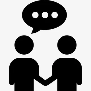 商人的贸易交流图标免抠