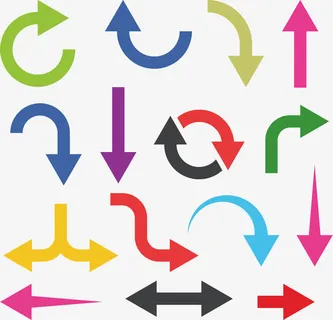 指示箭头合集免抠标签元素