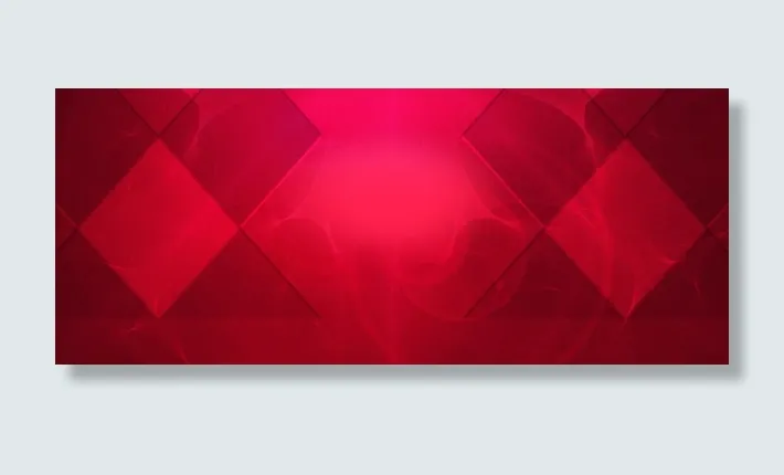 红色炫酷几何背景banner