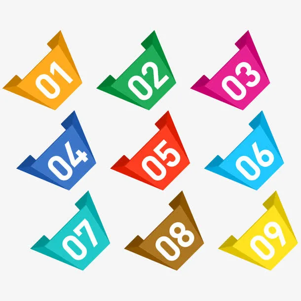 数字banner免抠
