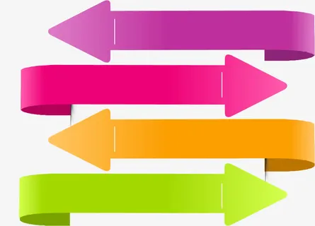 几何箭头文本框免抠