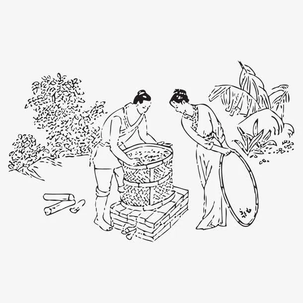 手绘 丰收免抠