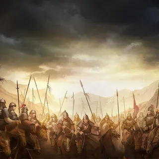 大气中国风古代战争背景高清