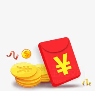 卡通天猫红包金币免抠