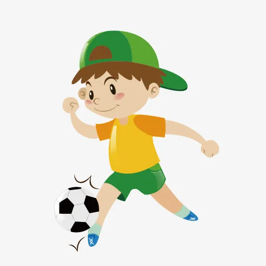 踢足球的小孩子免抠素材免抠