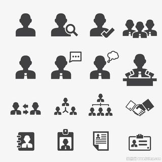 人物头像剪影免抠